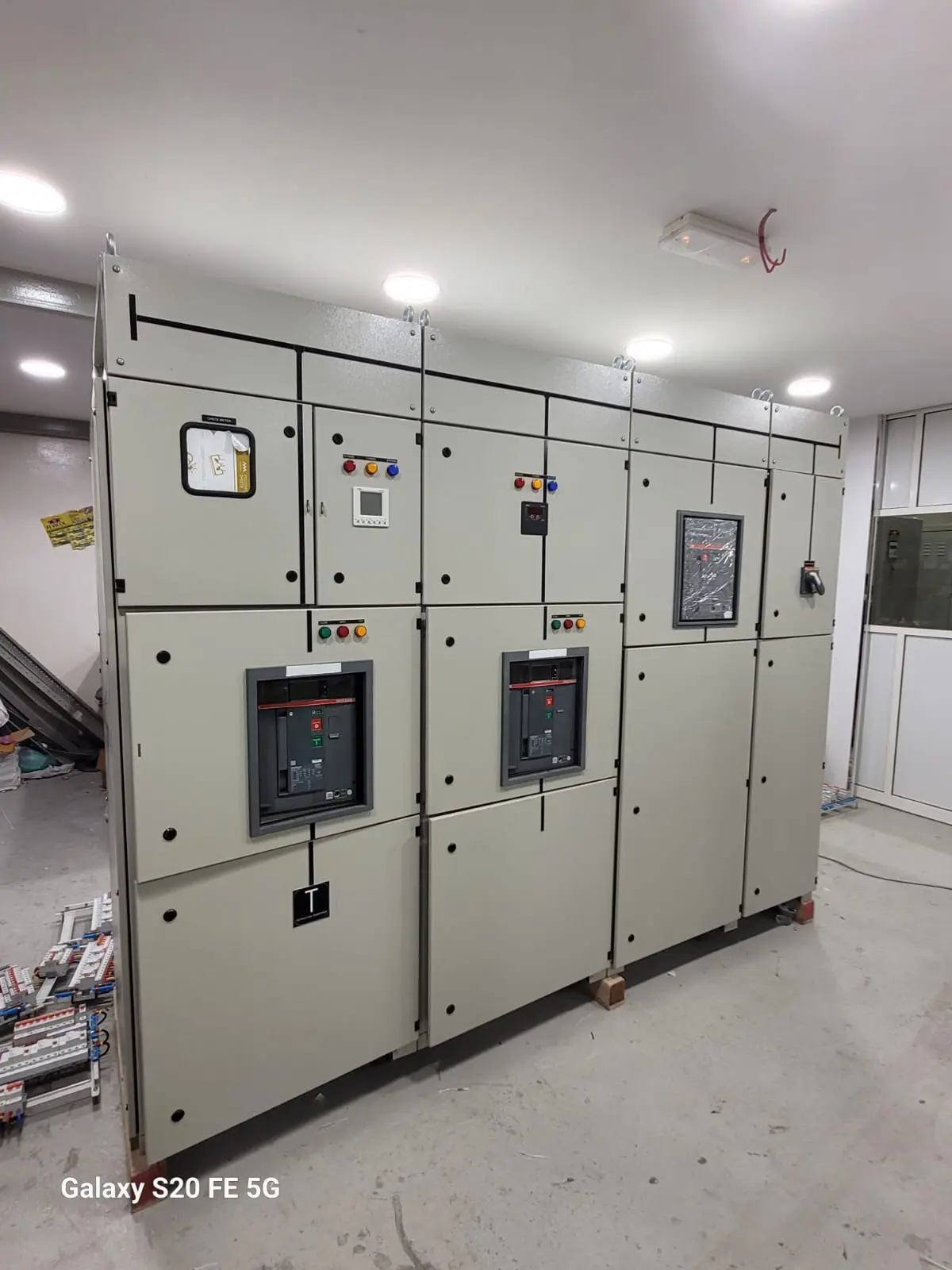 Completed Seven Light LV panel